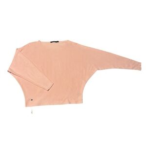 Lauren Ralph Lauren Pink Ribbed Crew Neck Dolman Sleeve Sweater Women’s Sz L